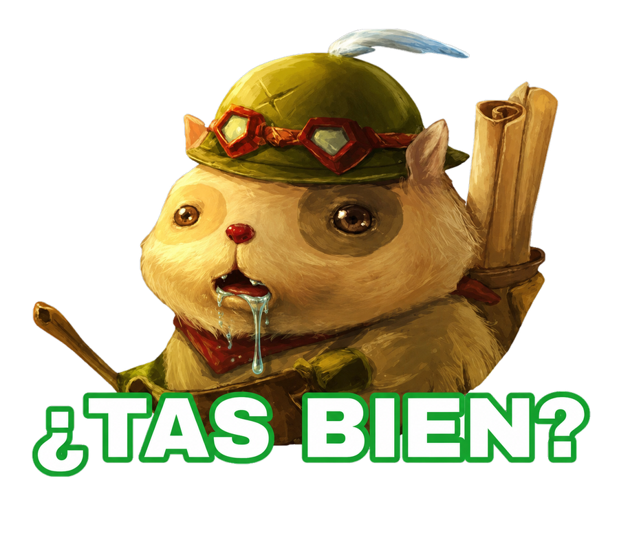 Teemo (League of Legends) avec la mention ¿TAS BIEN ? — illustration d’un fils de pute type